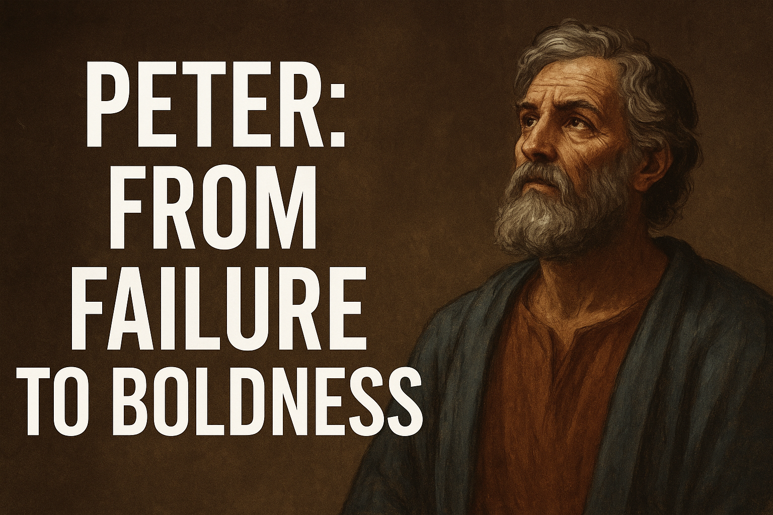 Apostle Peter from failure to boldness